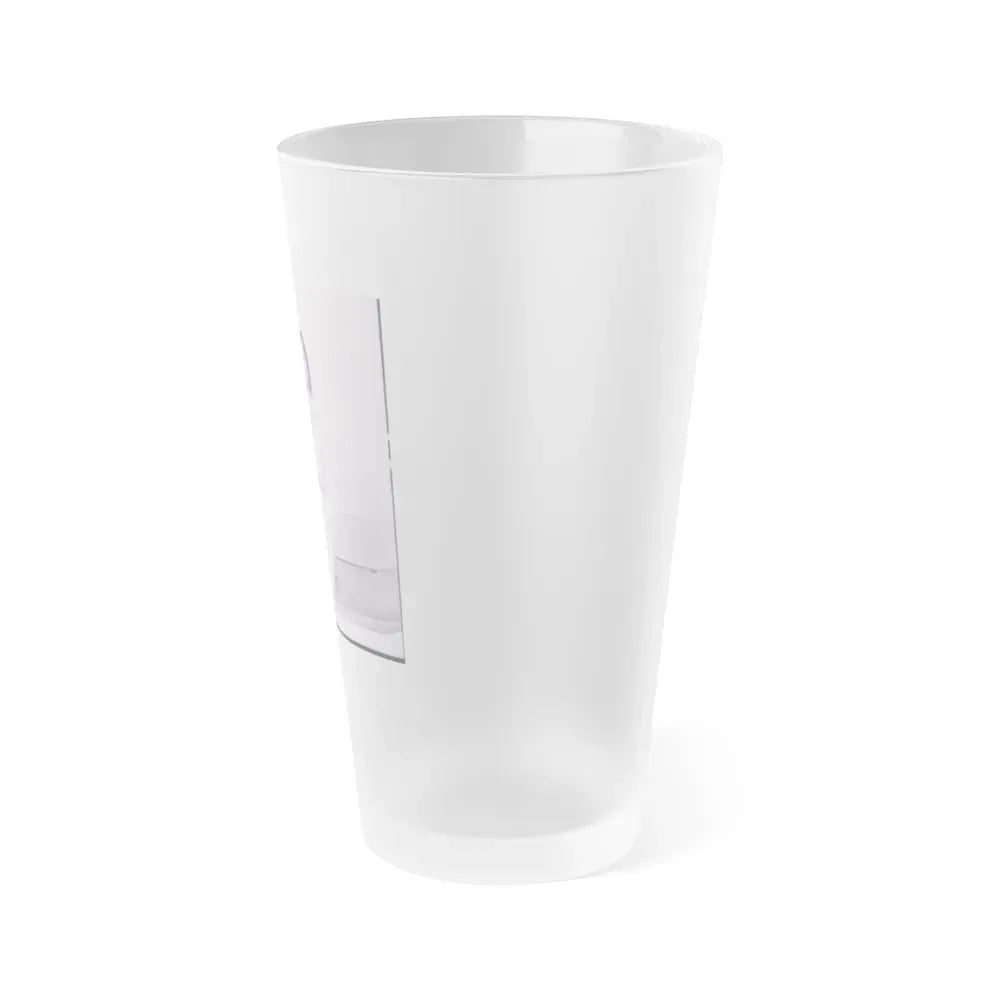 Ingrid Pitt #82 (Vintage Female Icon) Frosted Pint Glass 16oz - Go Mug Yourself