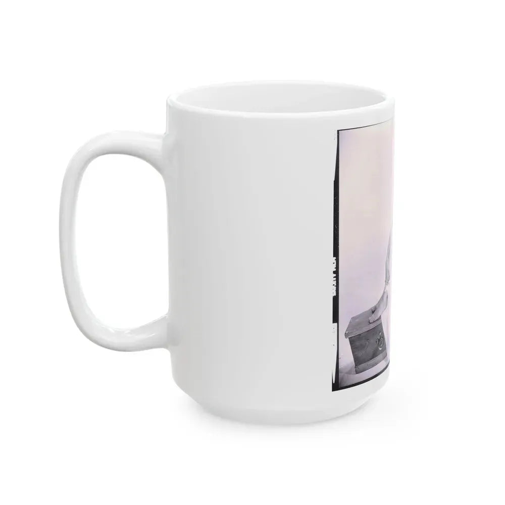Ingrid Pitt #82 (Vintage Female Icon) White Coffee Mug - Go Mug Yourself