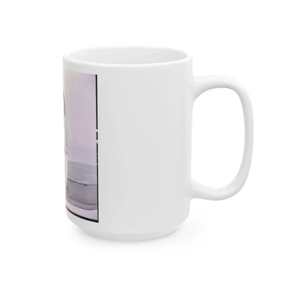 Ingrid Pitt #82 (Vintage Female Icon) White Coffee Mug - Go Mug Yourself