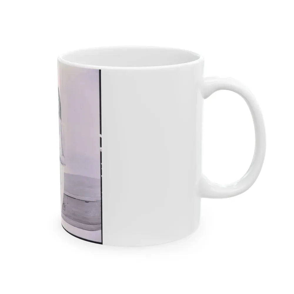 Ingrid Pitt #82 (Vintage Female Icon) White Coffee Mug - Go Mug Yourself