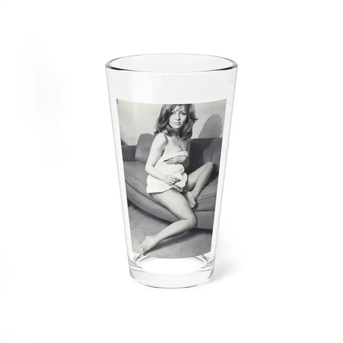 Ingrid Pitt #84 (Vintage Female Icon) Pint Glass 16oz 16oz - Go Mug Yourself