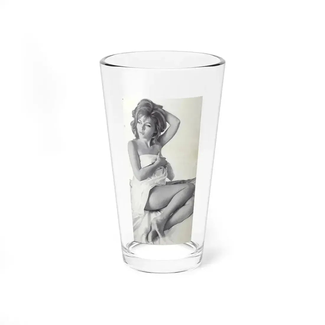 Ingrid Pitt #85 (Vintage Female Icon) Pint Glass 16oz 16oz - Go Mug Yourself