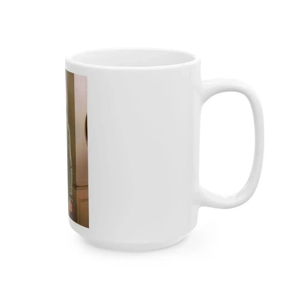 Ingrid Pitt #87 (Vintage Female Icon) White Coffee Mug - Go Mug Yourself