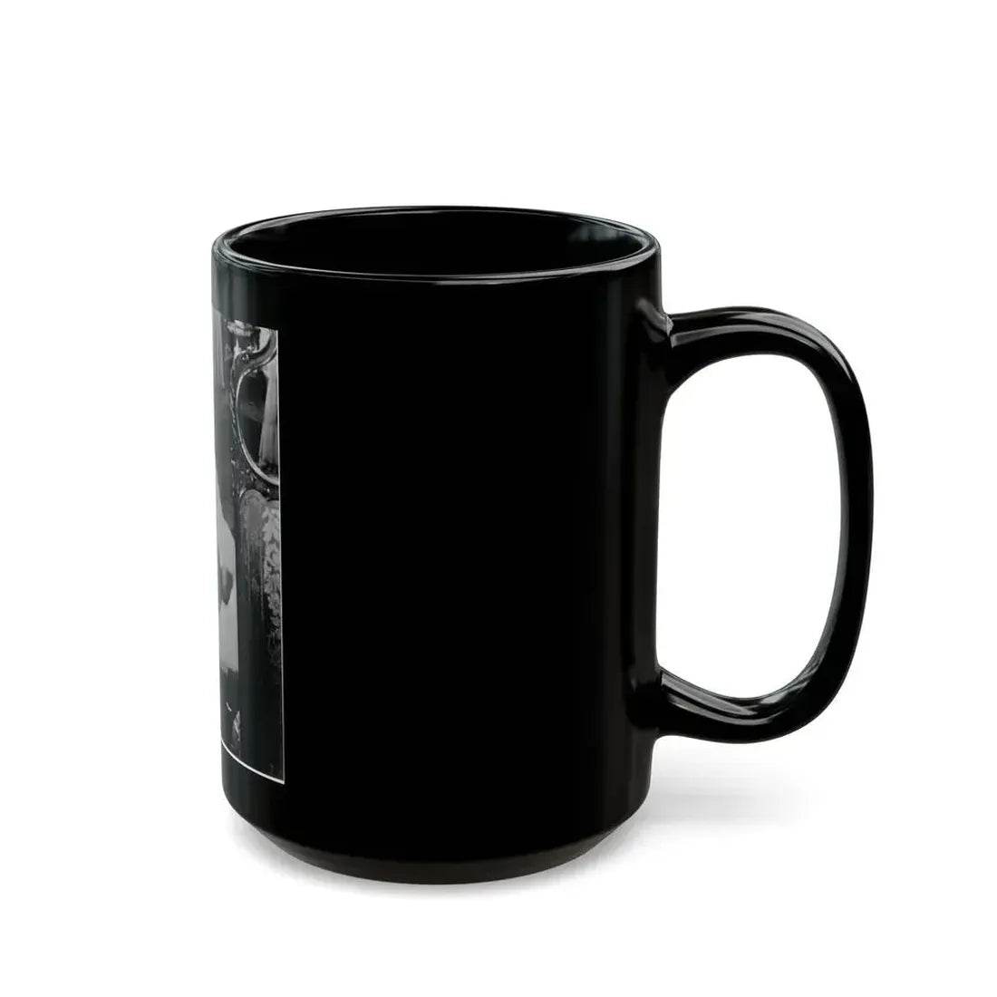 Ingrid Pitt #88 - Topless (Vintage Female Icon) Black Coffee Mug - Go Mug Yourself