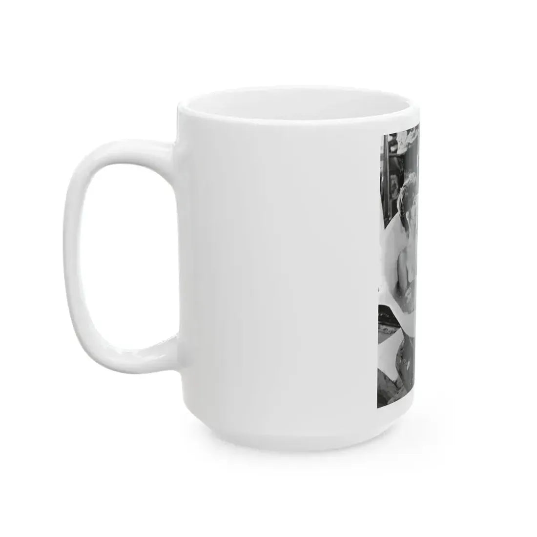Ingrid Pitt #88 - Topless (Vintage Female Icon) White Coffee Mug - Go Mug Yourself