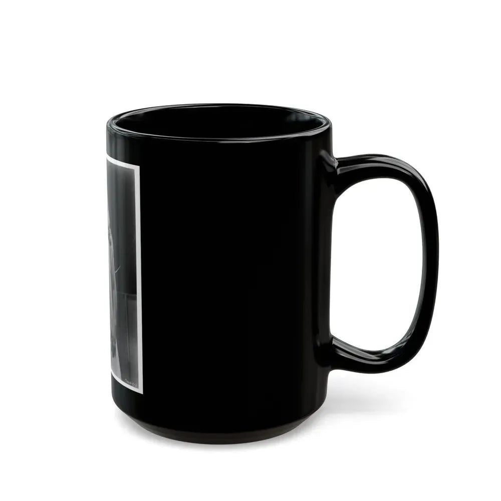 Ingrid Pitt #90 (Vintage Female Icon) Black Coffee Mug - Go Mug Yourself