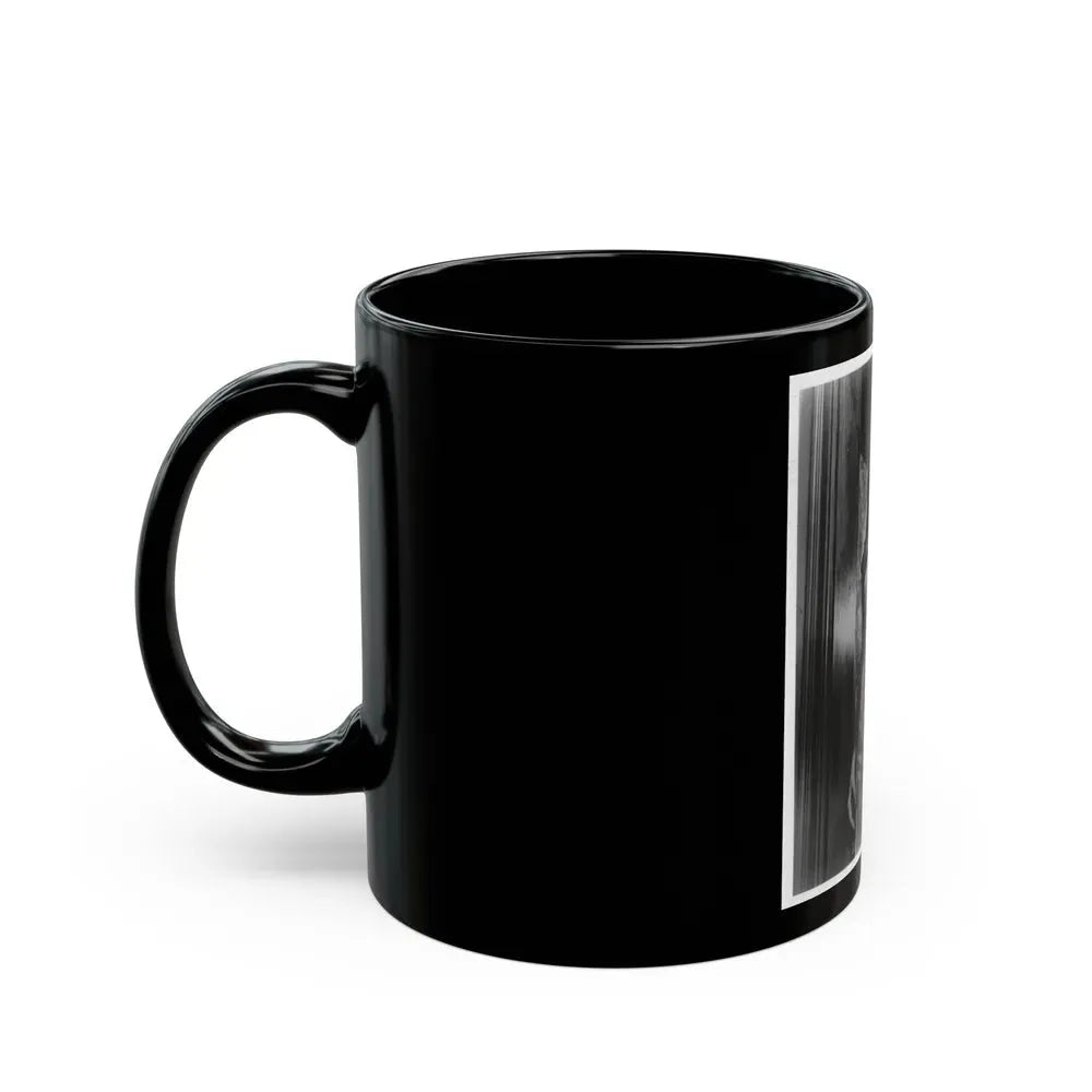 Ingrid Pitt #90 (Vintage Female Icon) Black Coffee Mug - Go Mug Yourself
