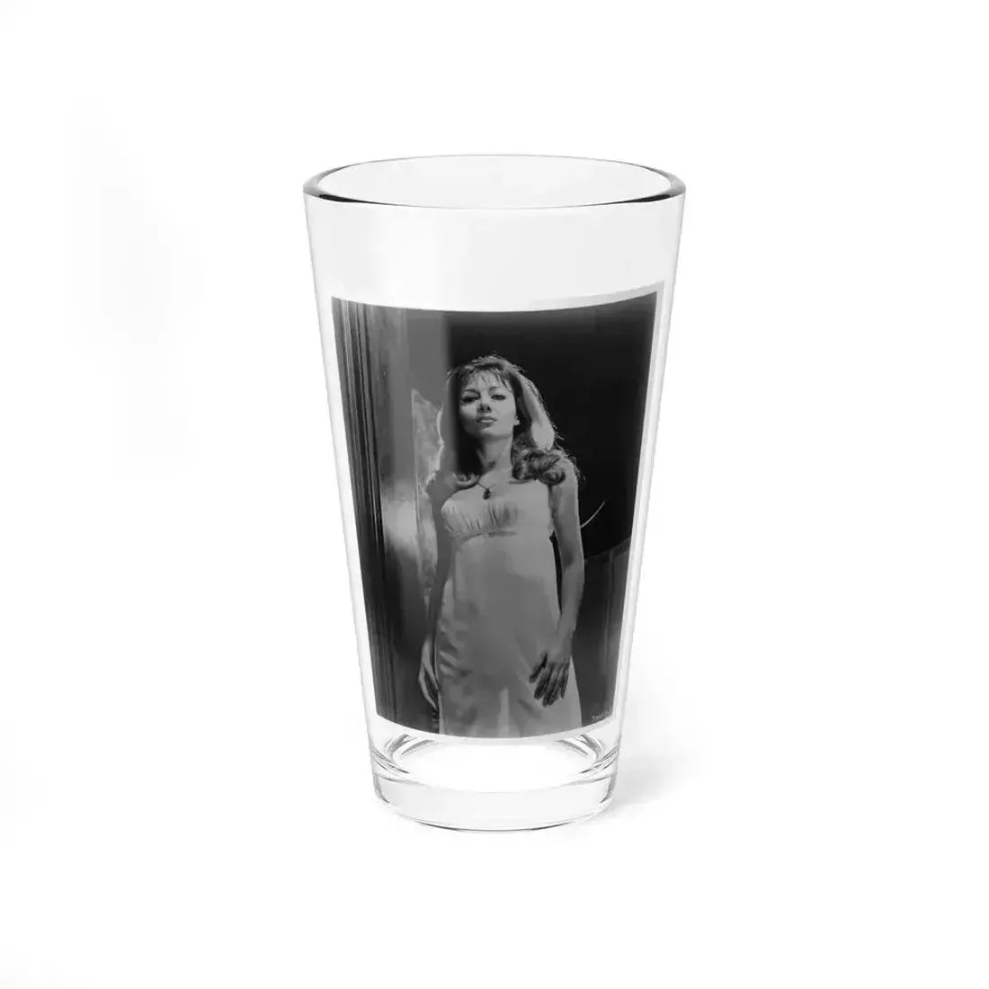 Ingrid Pitt #90 (Vintage Female Icon) Pint Glass 16oz 16oz - Go Mug Yourself