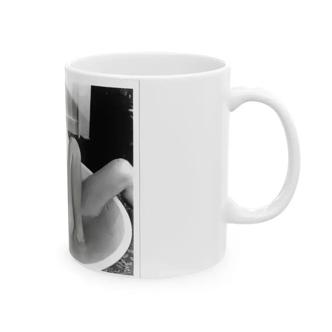Ingrid Pitt #93 - Topless (Vintage Female Icon) White Coffee Mug - Go Mug Yourself