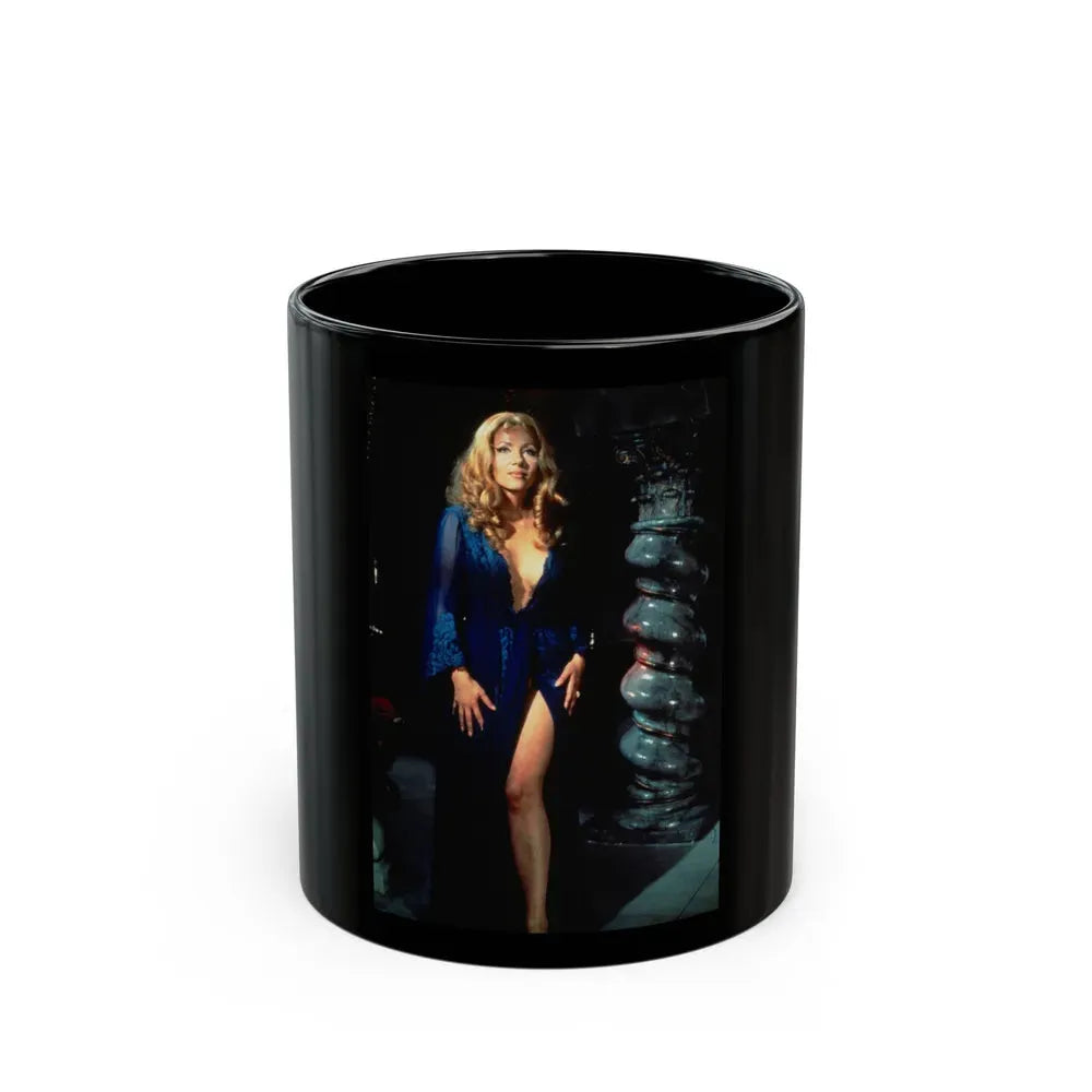 Ingrid Pitt #94 (Vintage Female Icon) Black Coffee Mug 11oz - Go Mug Yourself