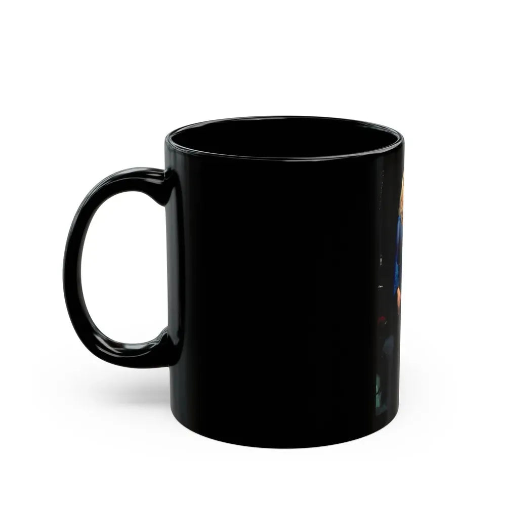 Ingrid Pitt #94 (Vintage Female Icon) Black Coffee Mug - Go Mug Yourself