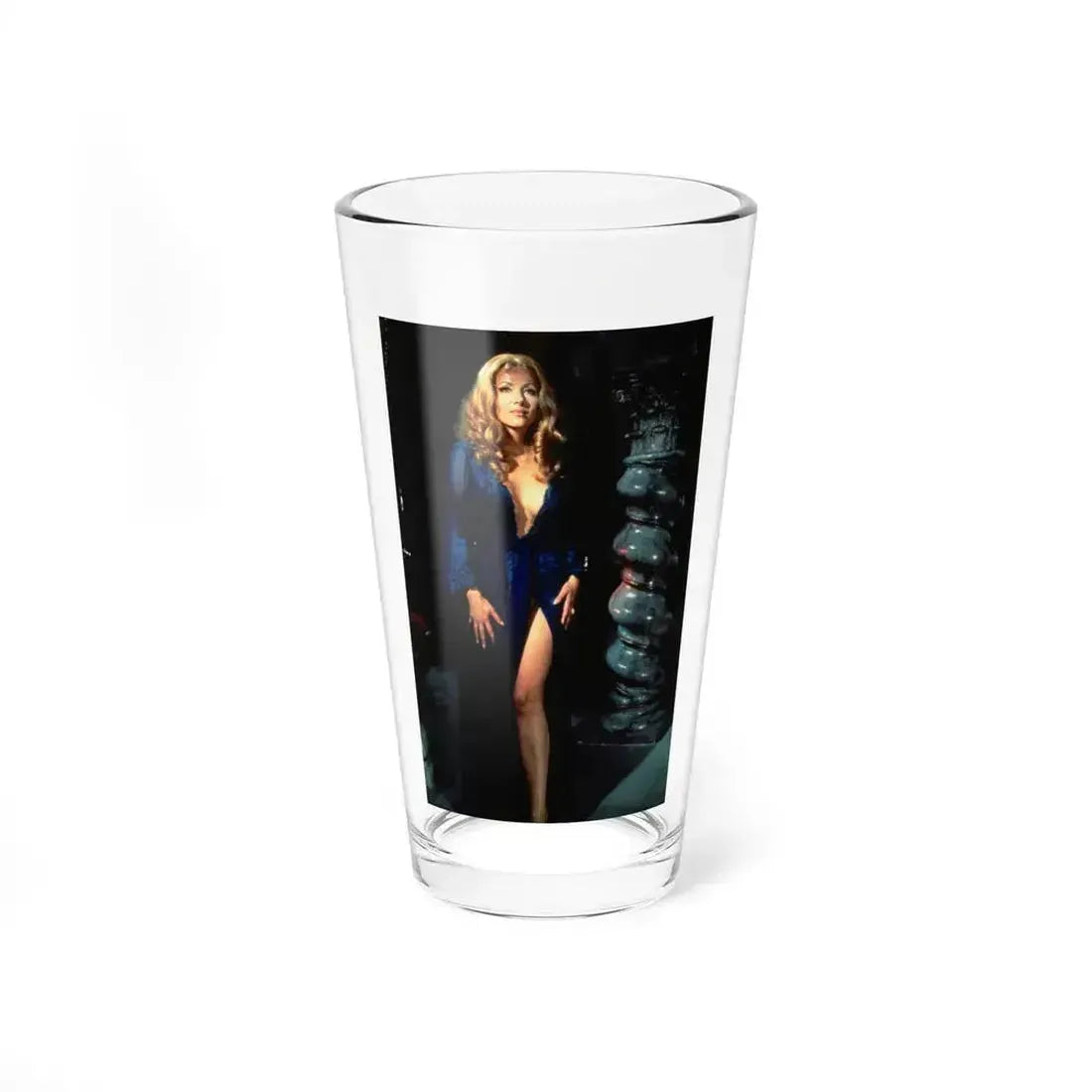 Ingrid Pitt #94 (Vintage Female Icon) Pint Glass 16oz 16oz - Go Mug Yourself