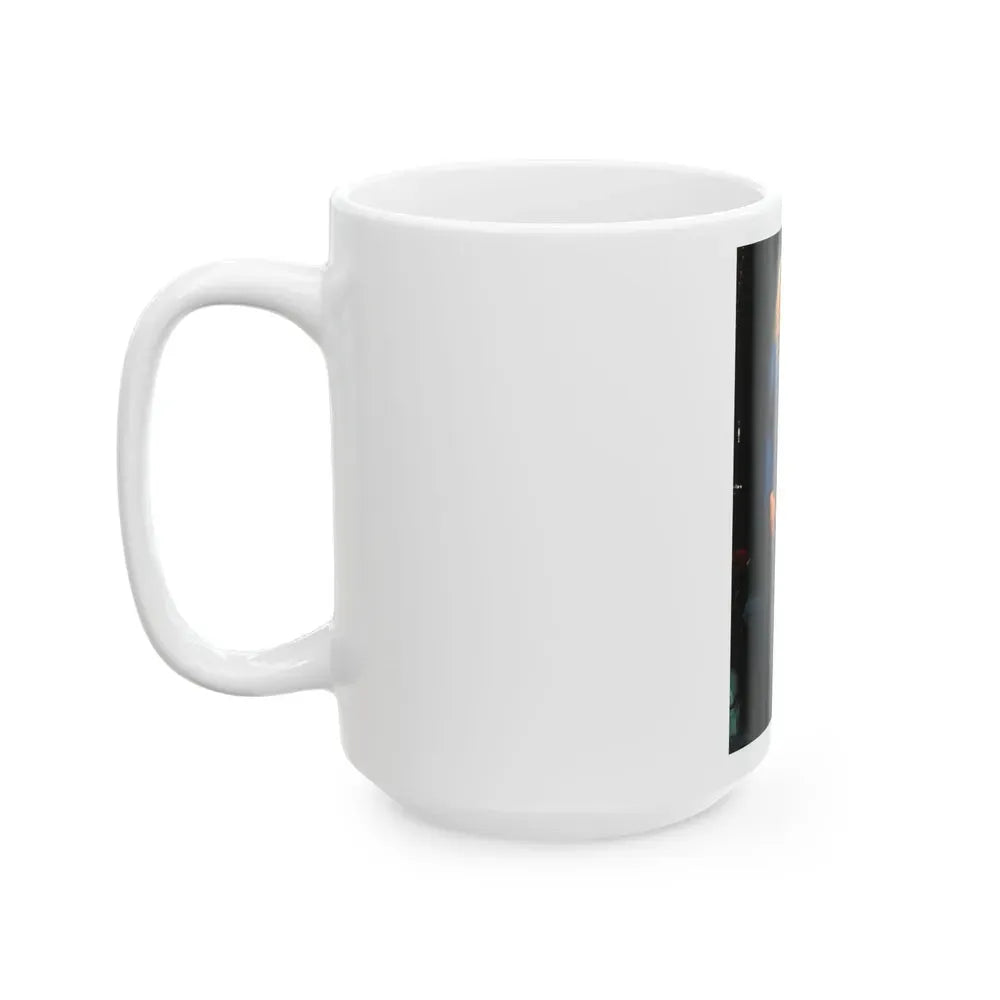 Ingrid Pitt #94 (Vintage Female Icon) White Coffee Mug - Go Mug Yourself