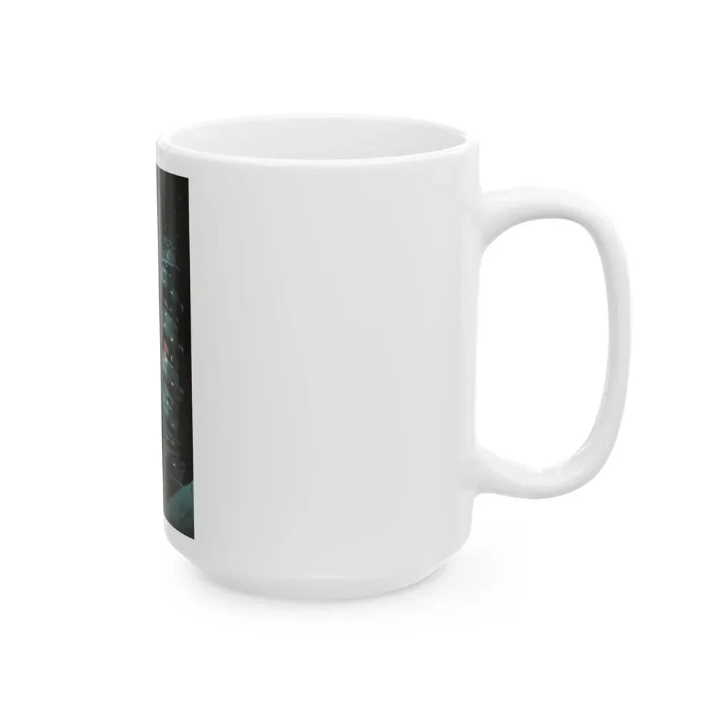 Ingrid Pitt #94 (Vintage Female Icon) White Coffee Mug - Go Mug Yourself
