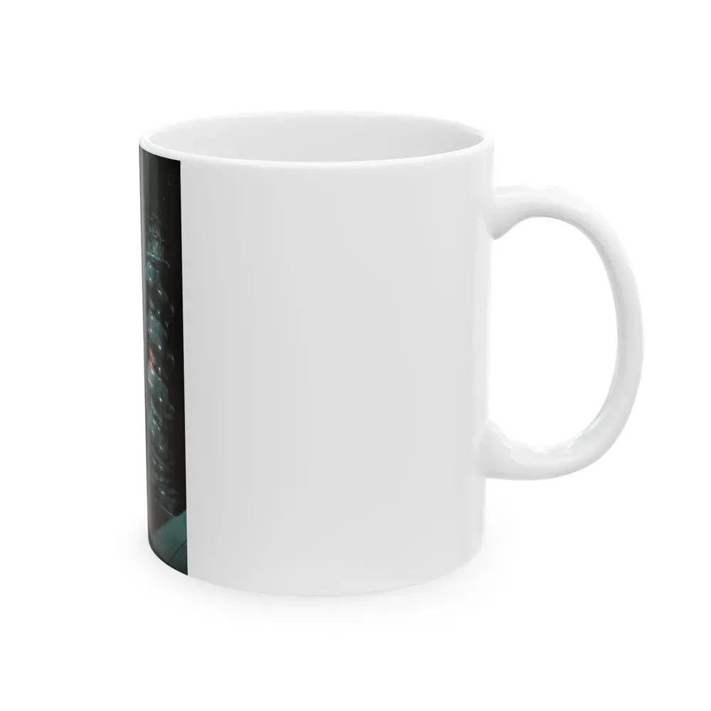 Ingrid Pitt #94 (Vintage Female Icon) White Coffee Mug - Go Mug Yourself