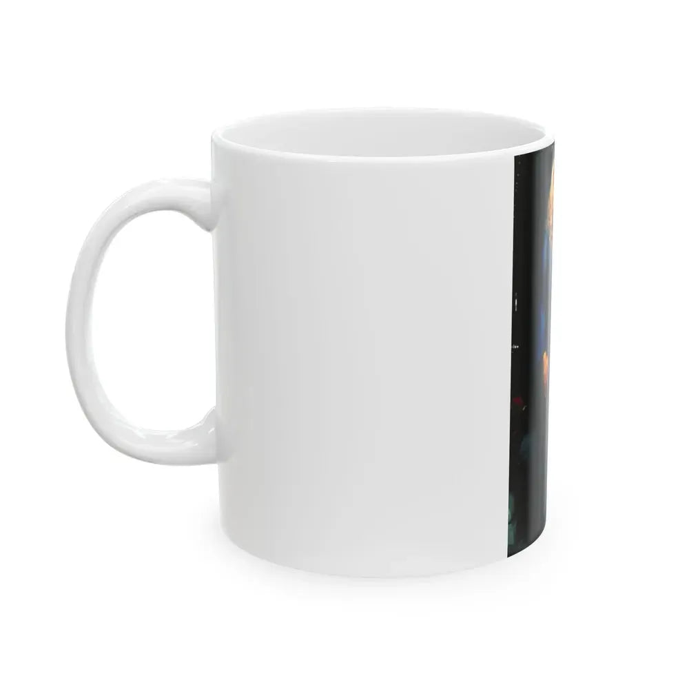 Ingrid Pitt #94 (Vintage Female Icon) White Coffee Mug - Go Mug Yourself