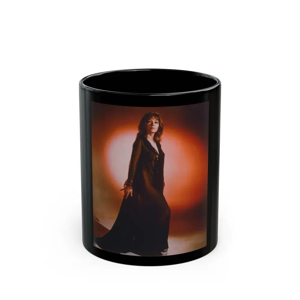 Ingrid Pitt #95 (Vintage Female Icon) Black Coffee Mug 11oz - Go Mug Yourself