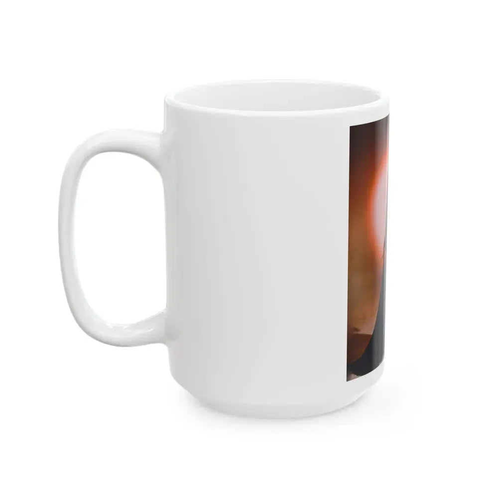 Ingrid Pitt #95 (Vintage Female Icon) White Coffee Mug - Go Mug Yourself