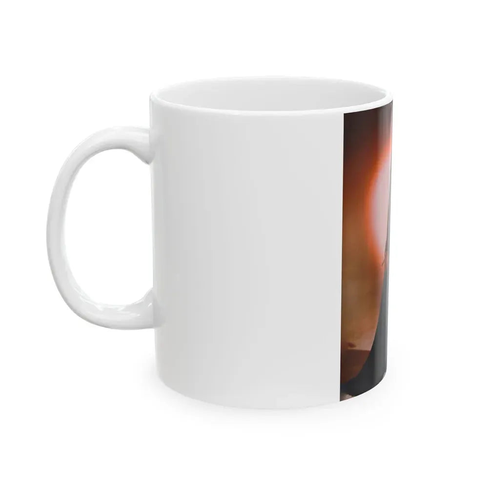 Ingrid Pitt #95 (Vintage Female Icon) White Coffee Mug - Go Mug Yourself