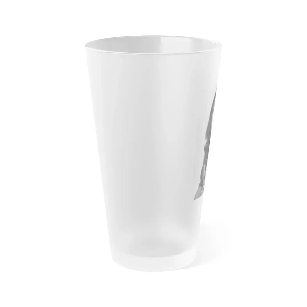 Ingrid Pitt #98 (Vintage Female Icon) Frosted Pint Glass 16oz - Go Mug Yourself