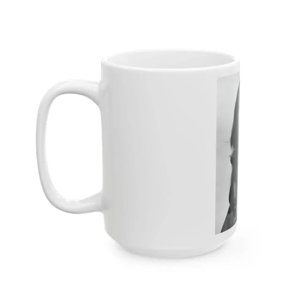 Ingrid Pitt #98 (Vintage Female Icon) White Coffee Mug - Go Mug Yourself