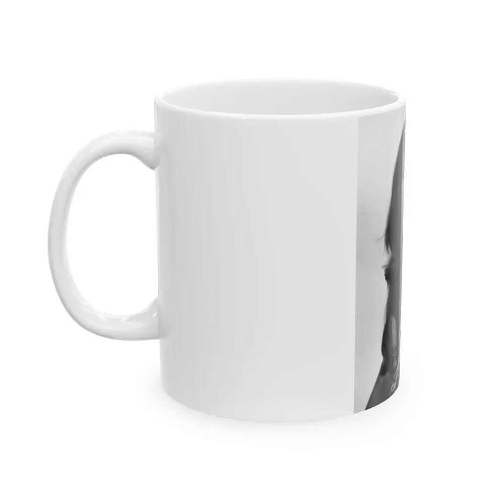 Ingrid Pitt #98 (Vintage Female Icon) White Coffee Mug - Go Mug Yourself