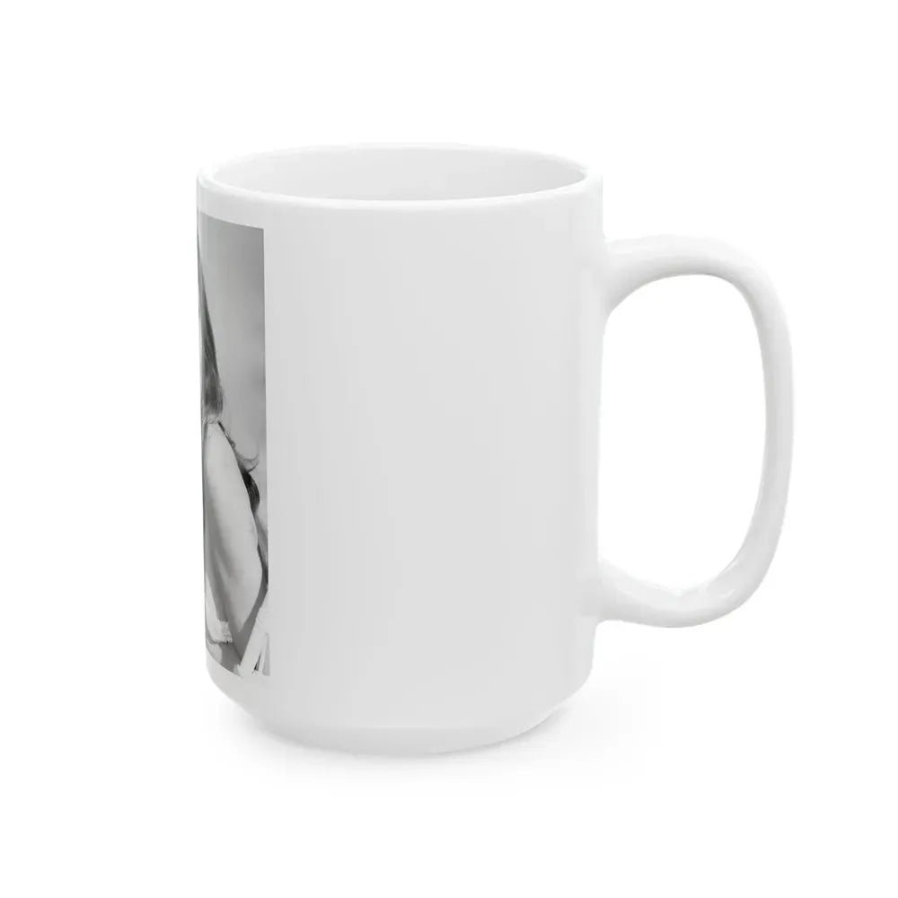 Ingrid Pitt #98 (Vintage Female Icon) White Coffee Mug - Go Mug Yourself