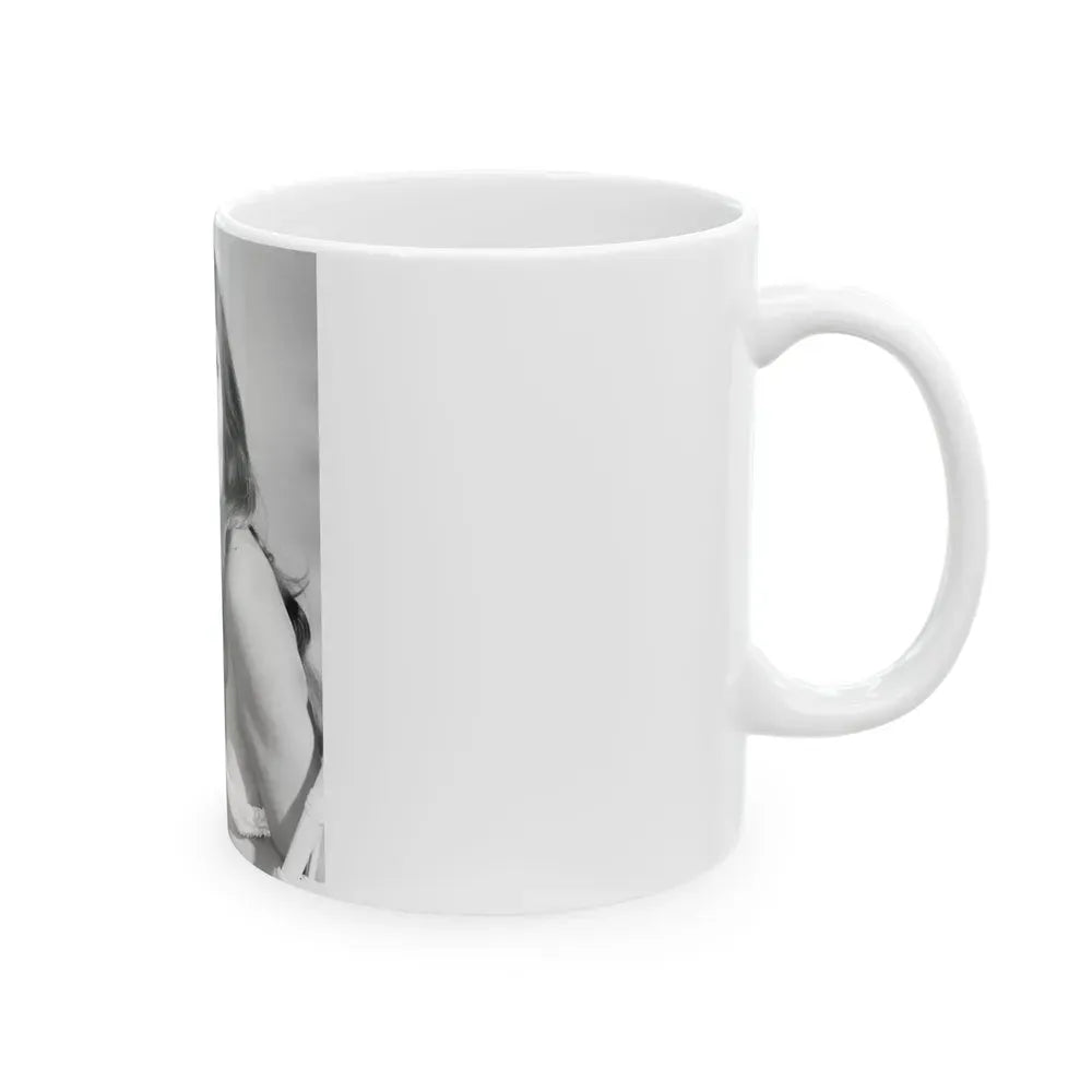 Ingrid Pitt #98 (Vintage Female Icon) White Coffee Mug - Go Mug Yourself