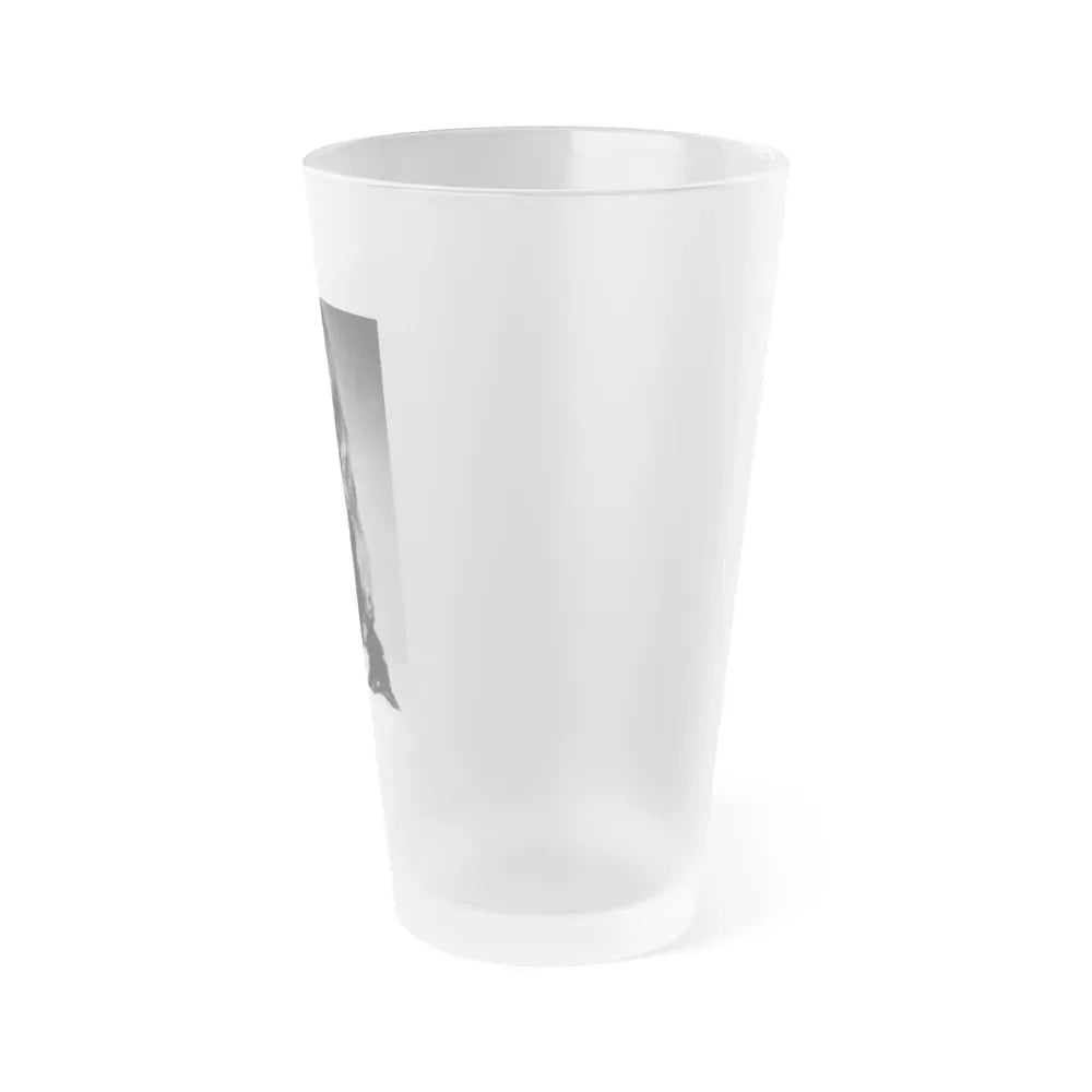 Ingrid Pitt #99 (Vintage Female Icon) Frosted Pint Glass 16oz - Go Mug Yourself