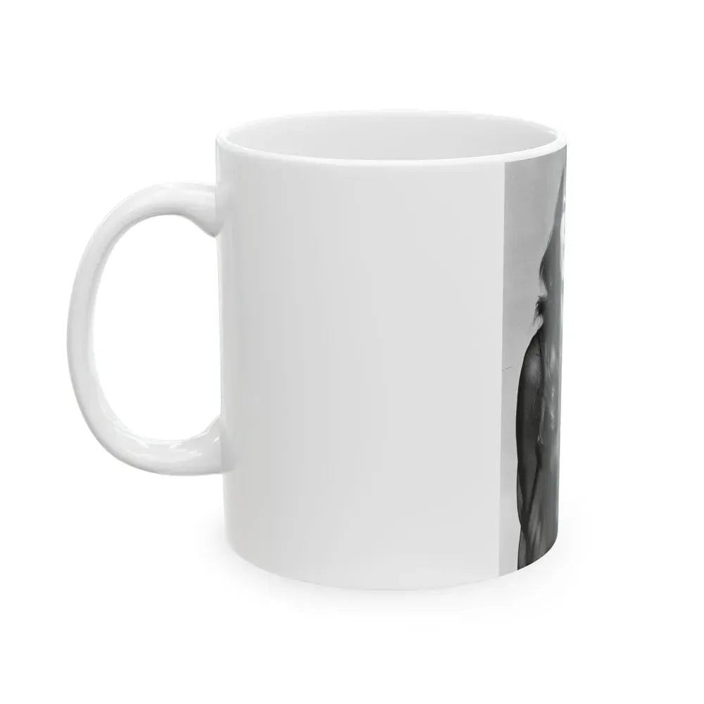 Ingrid Pitt #99 (Vintage Female Icon) White Coffee Mug - Go Mug Yourself