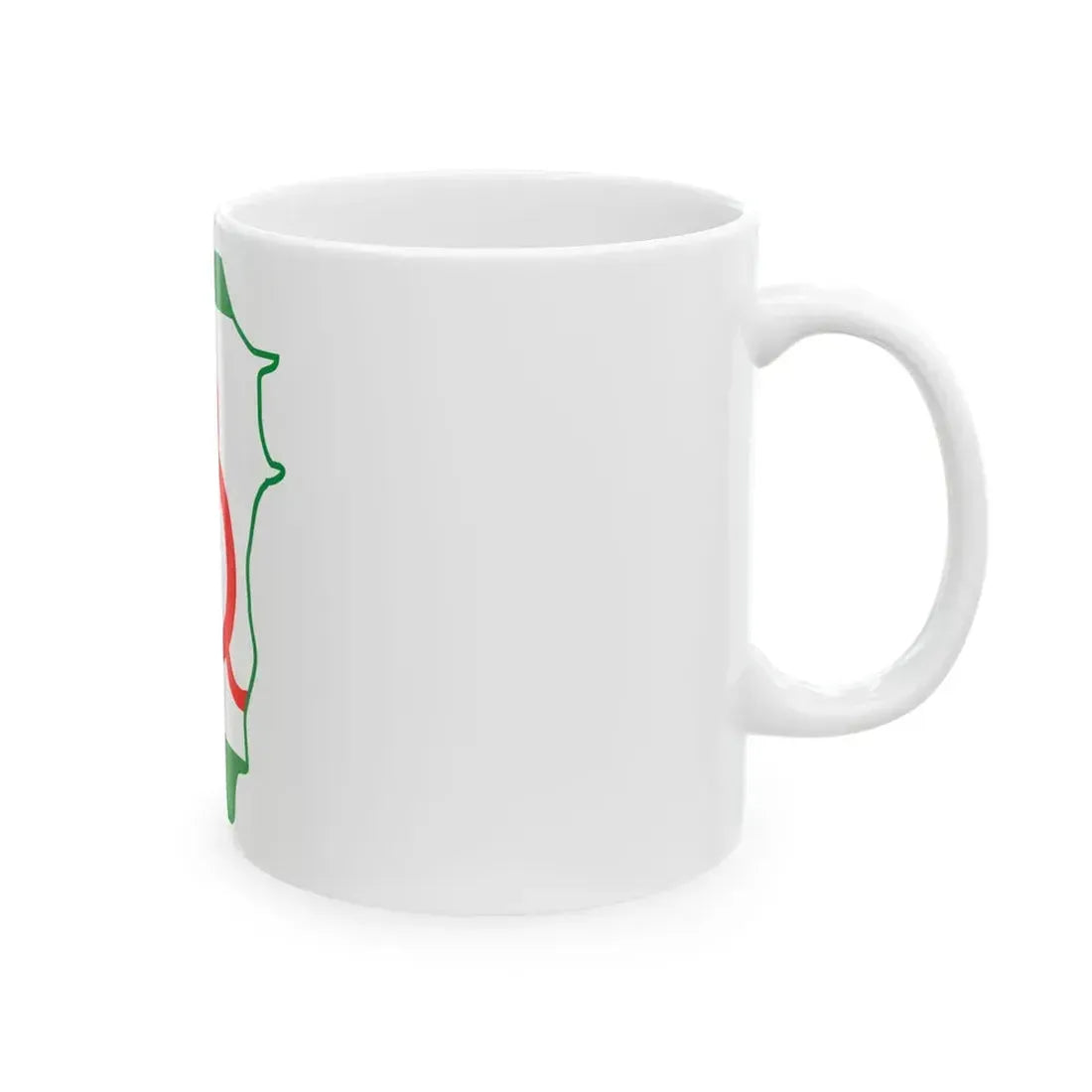 Ingush-geo-stub (Russia) White Coffee Mug - Go Mug Yourself