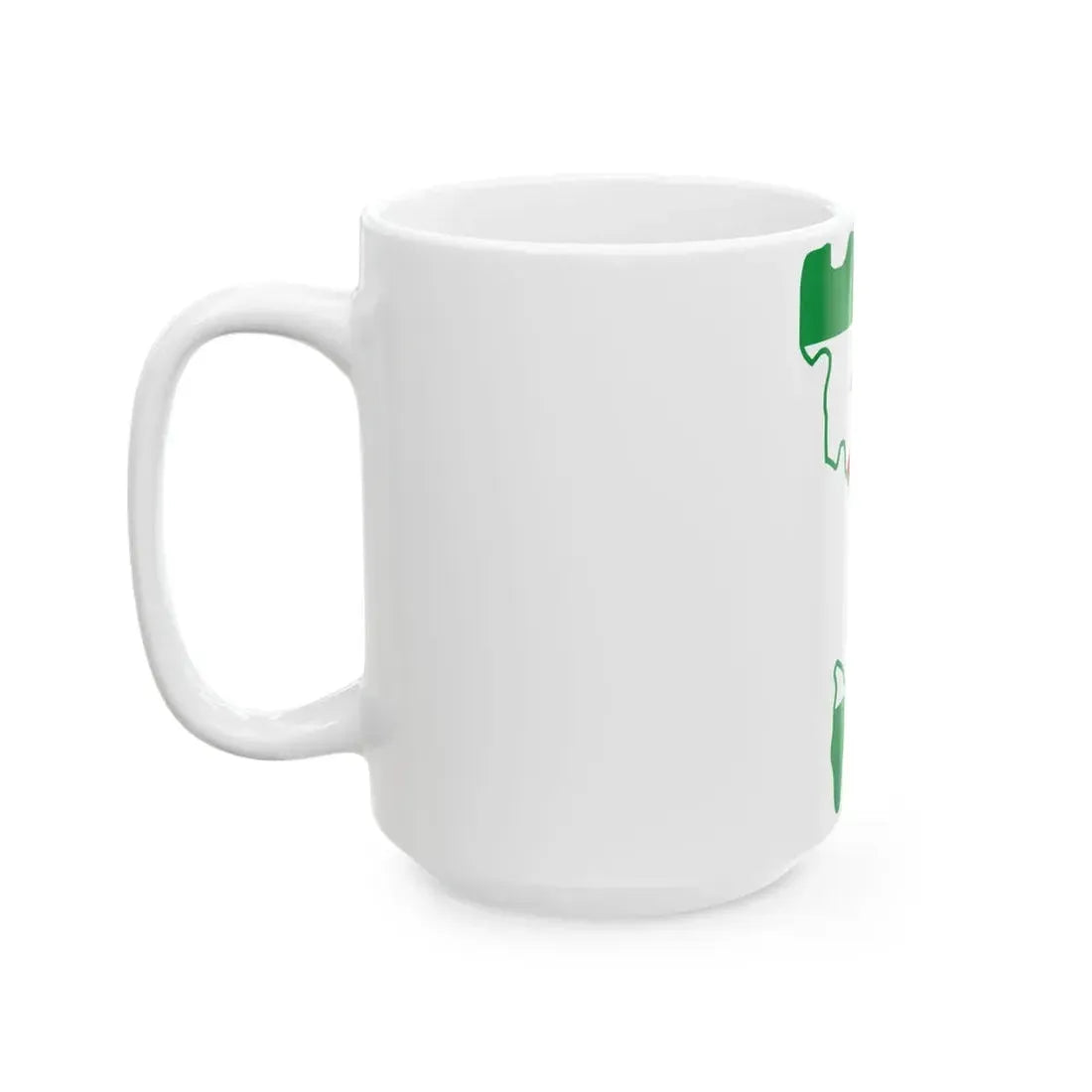 Ingush-geo-stub (Russia) White Coffee Mug - Go Mug Yourself