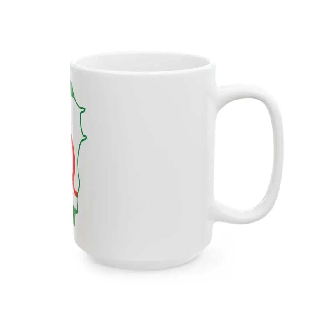 Ingush-geo-stub (Russia) White Coffee Mug - Go Mug Yourself