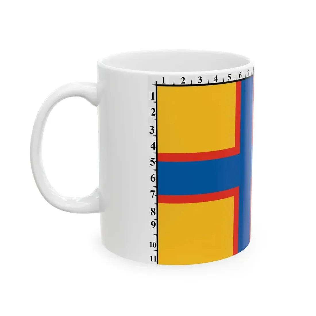 Inkerilippumit (Russia) White Coffee Mug - Go Mug Yourself