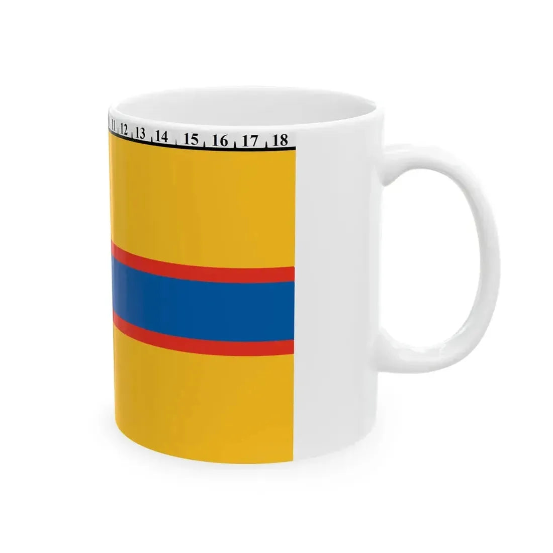 Inkerilippumit (Russia) White Coffee Mug - Go Mug Yourself