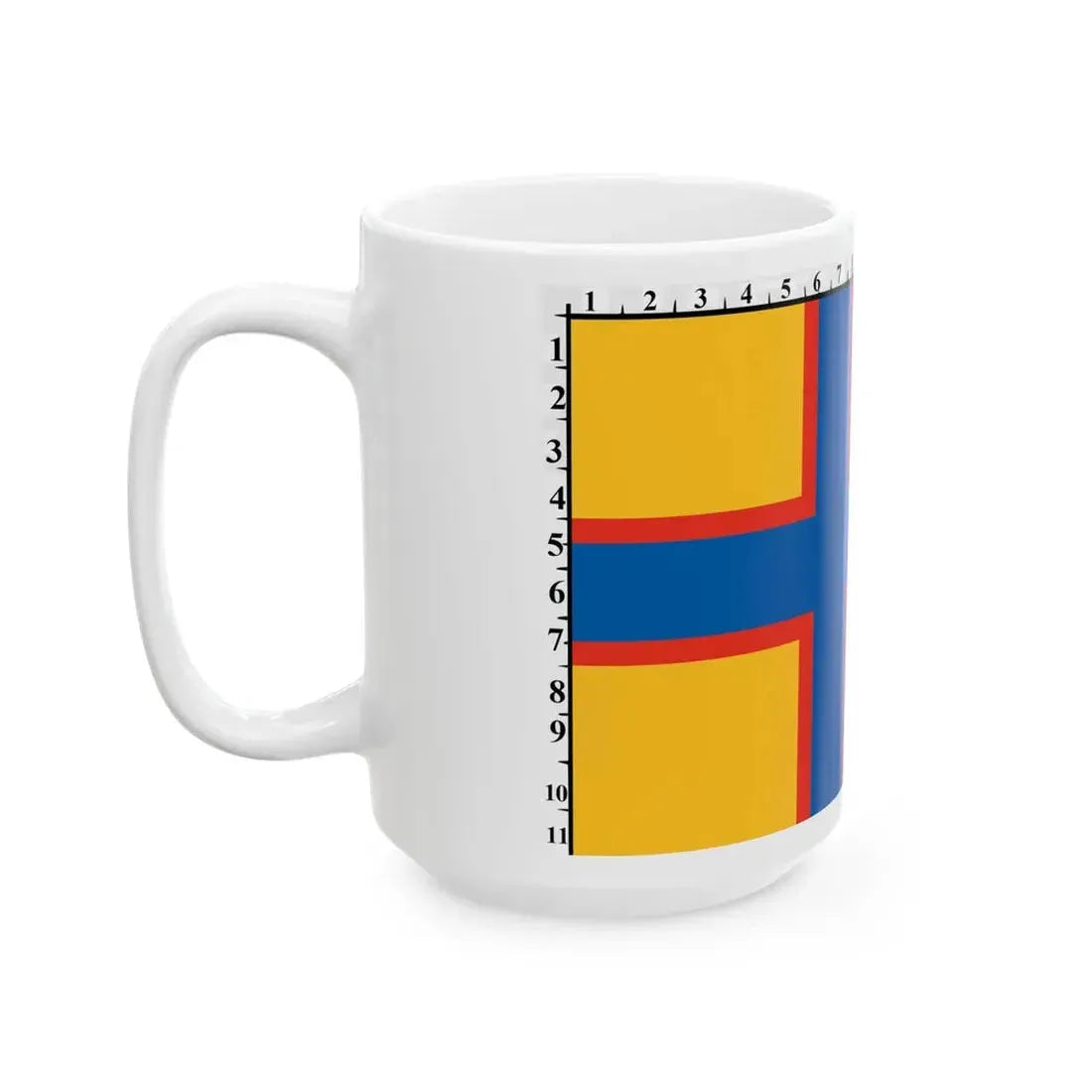 Inkerilippumit (Russia) White Coffee Mug - Go Mug Yourself