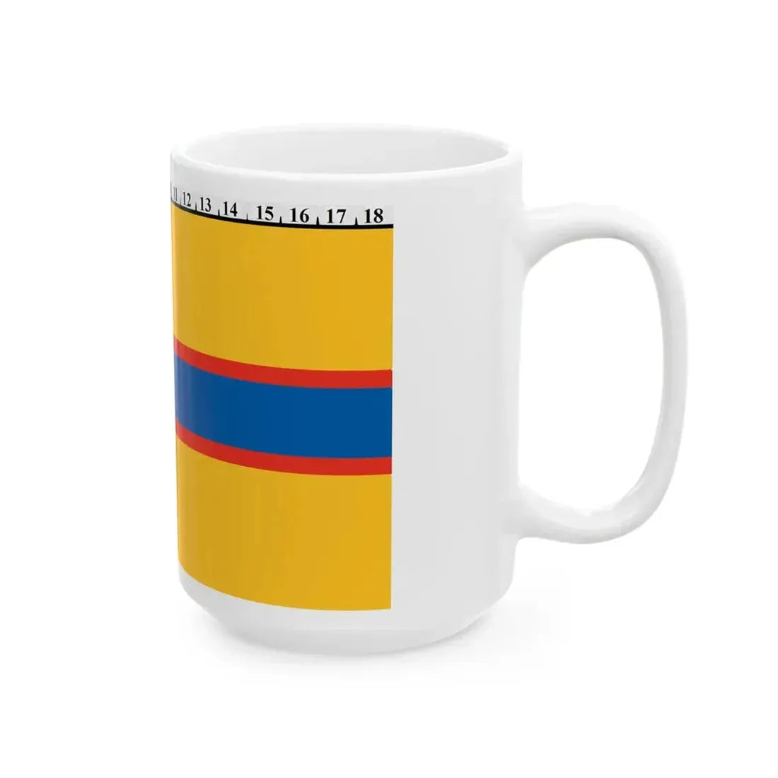 Inkerilippumit (Russia) White Coffee Mug - Go Mug Yourself