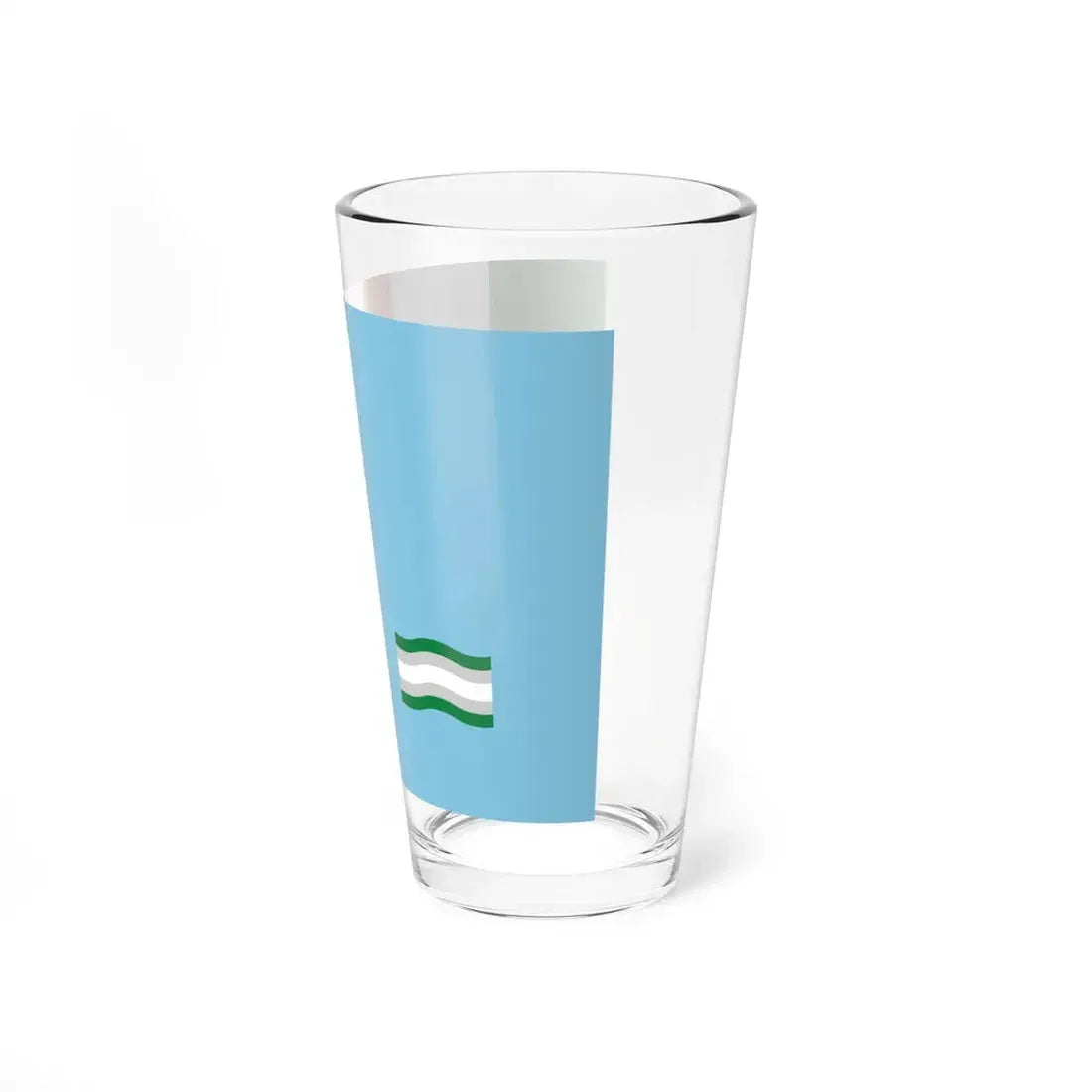 Inland Waterways Association of Ireland flag (Ireland) Pint Glass 16oz - Go Mug Yourself
