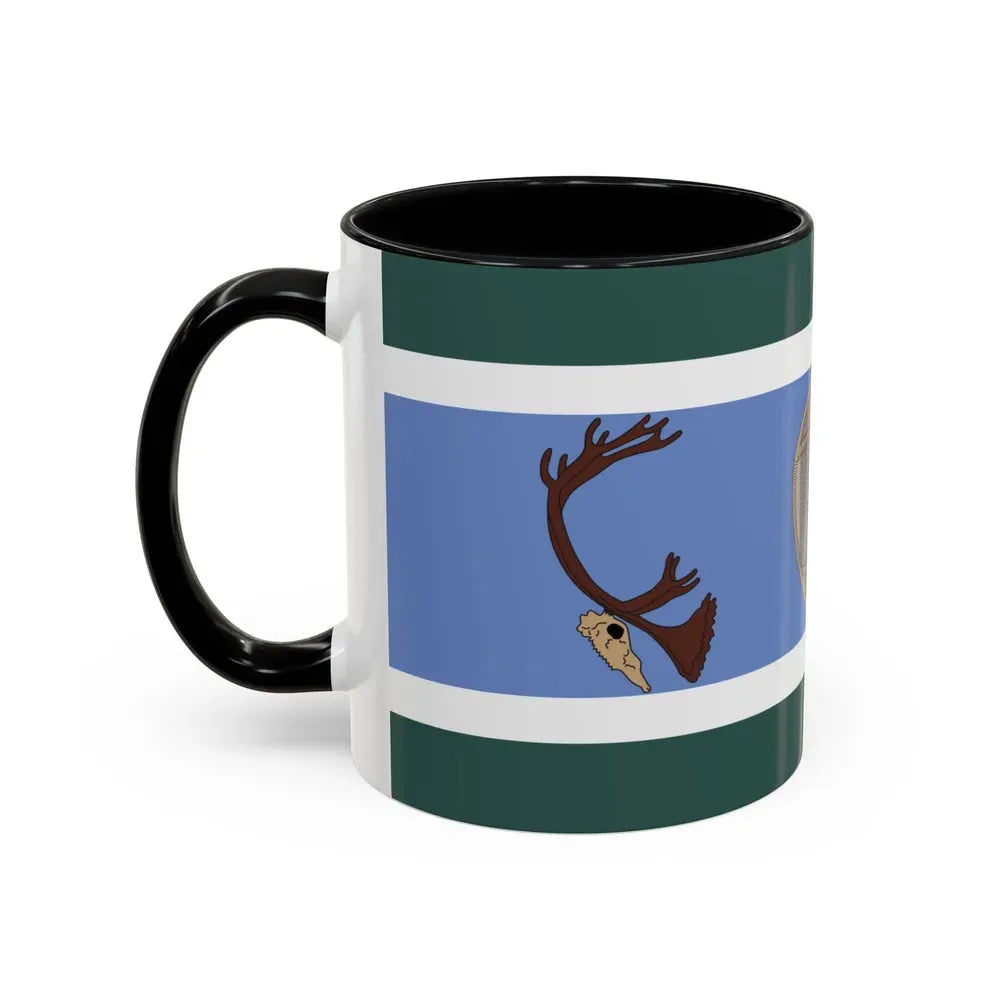 Innu Nation Flag - Accent Coffee Mug - Go Mug Yourself