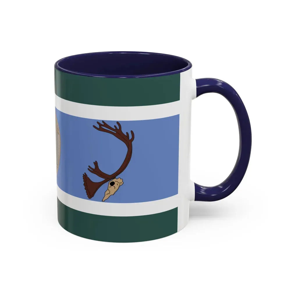 Innu Nation Flag - Accent Coffee Mug - Go Mug Yourself