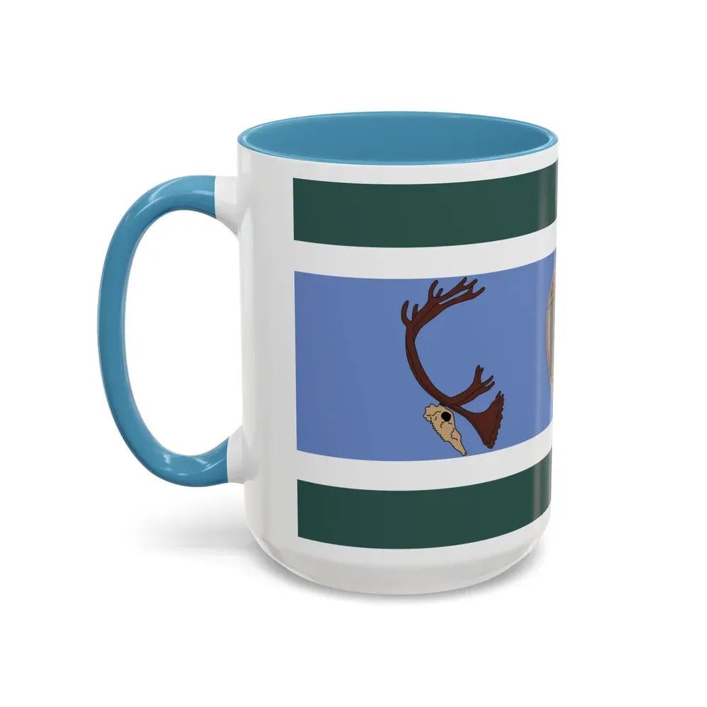 Innu Nation Flag - Accent Coffee Mug - Go Mug Yourself