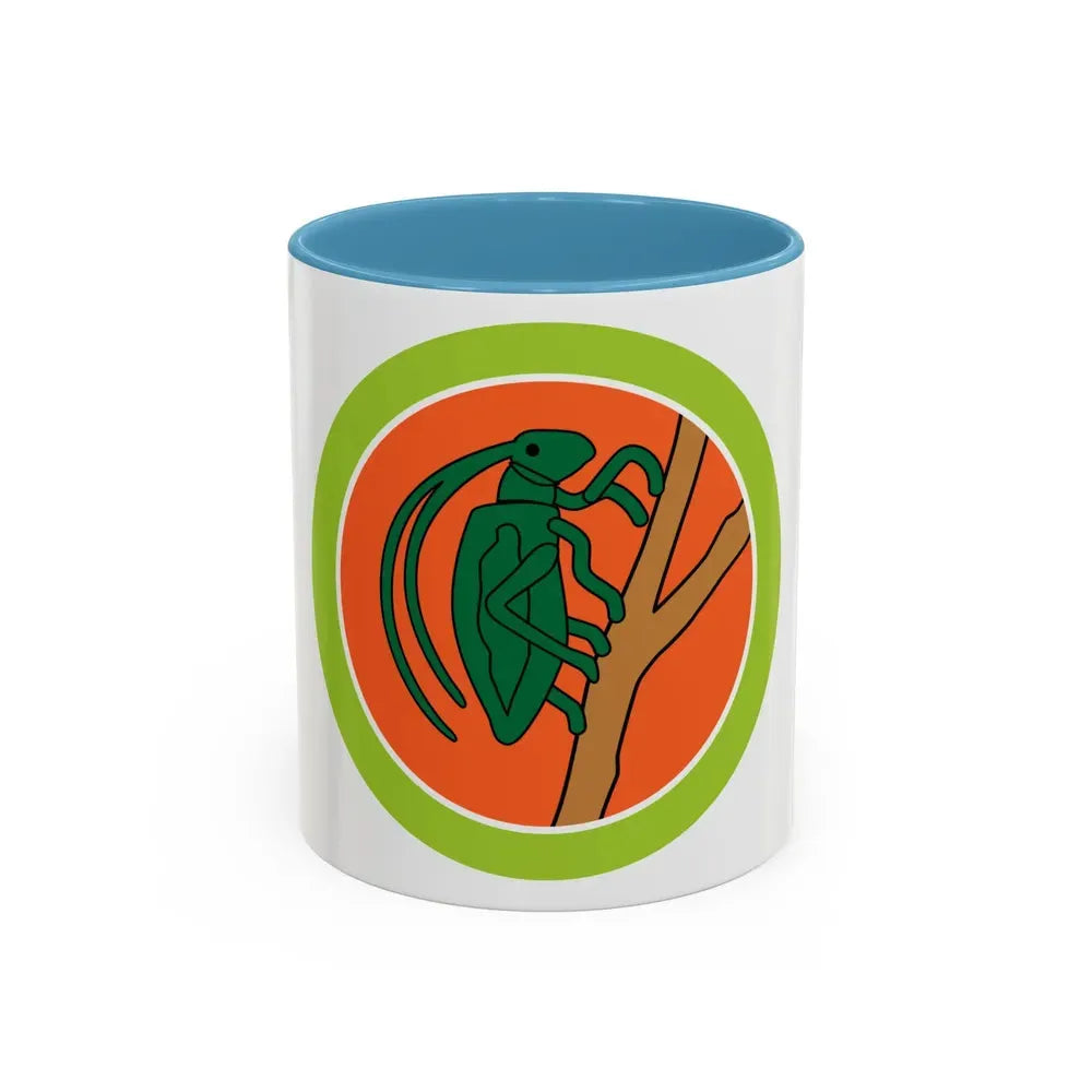 Insect Study (Boy Scout Merit Badge) Accent Coffee Mug 11oz Light Blue - Go Mug Yourself