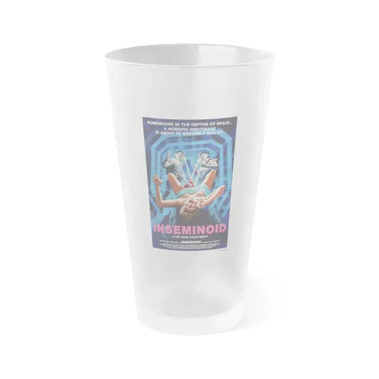 INSEMINOID 1981 Movie Poster - Frosted Pint Glass 16oz 16oz Frosted - Go Mug Yourself