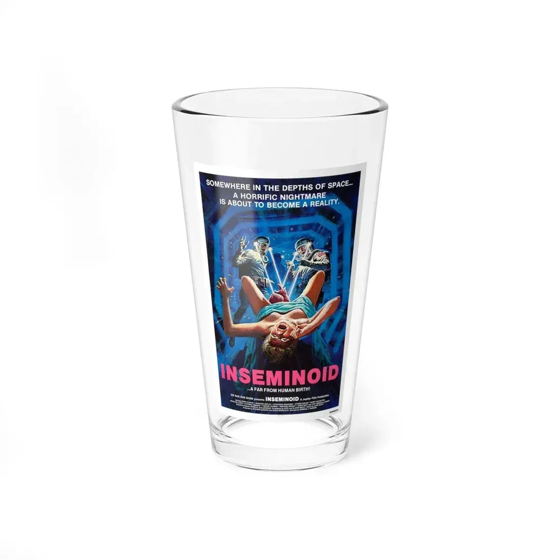 INSEMINOID 1981 Movie Poster - Pint Glass 16oz 16oz - Go Mug Yourself