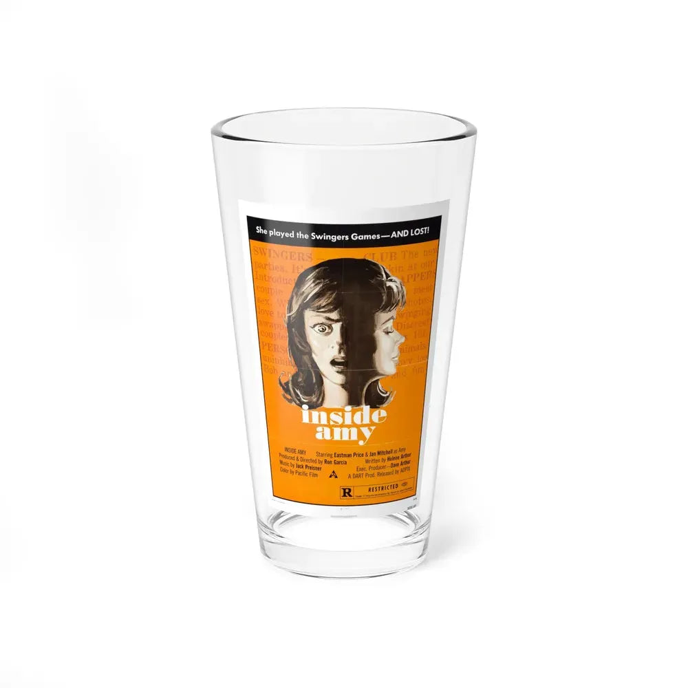 INSIDE AMY (SUPER SWINGING PLAYMATES) 1974 Movie Poster - Pint Glass 16oz 16oz - Go Mug Yourself