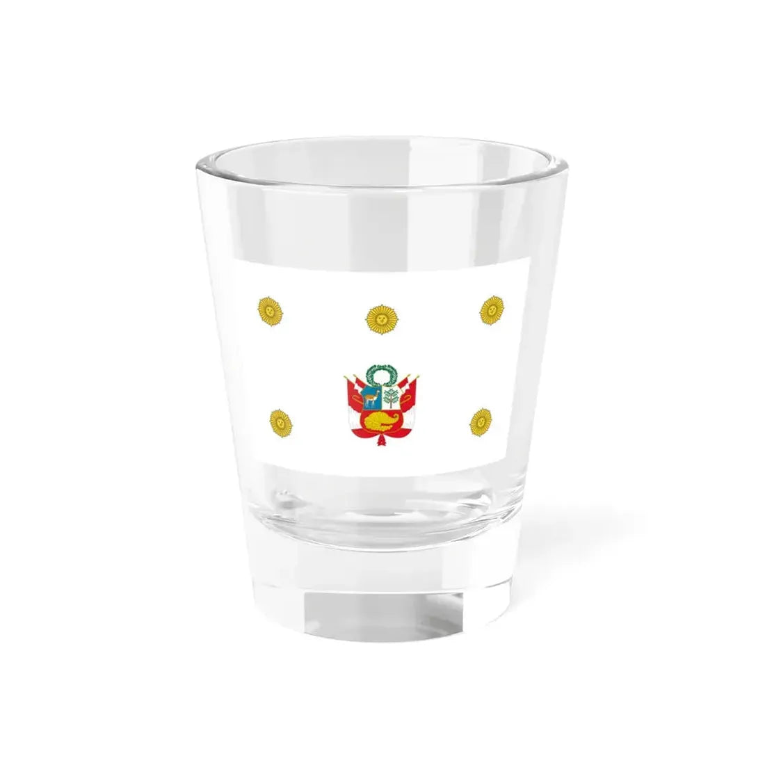 Insignia of the President of Peru (Peru) Shot Glass 1.5oz 1.5oz - Go Mug Yourself