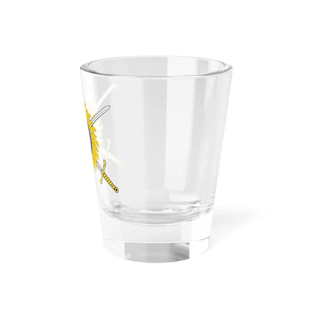 Insignia of the Royal Indian Army Service Corps (India) (Coat of Arms) Shot Glass 1.5oz - Go Mug Yourself