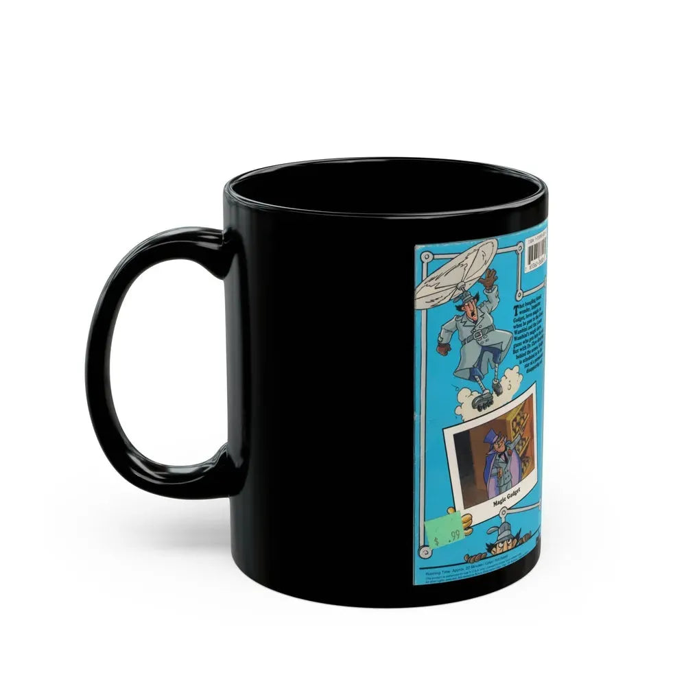 INSPECTOR GADGET MAGIC GADGET (VHS COVER) - Black Coffee Mug - Go Mug Yourself