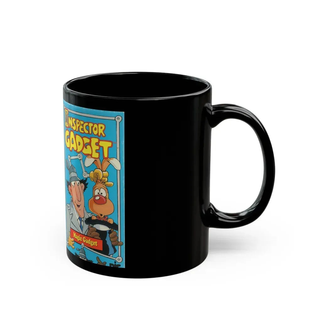 INSPECTOR GADGET MAGIC GADGET (VHS COVER) - Black Coffee Mug - Go Mug Yourself