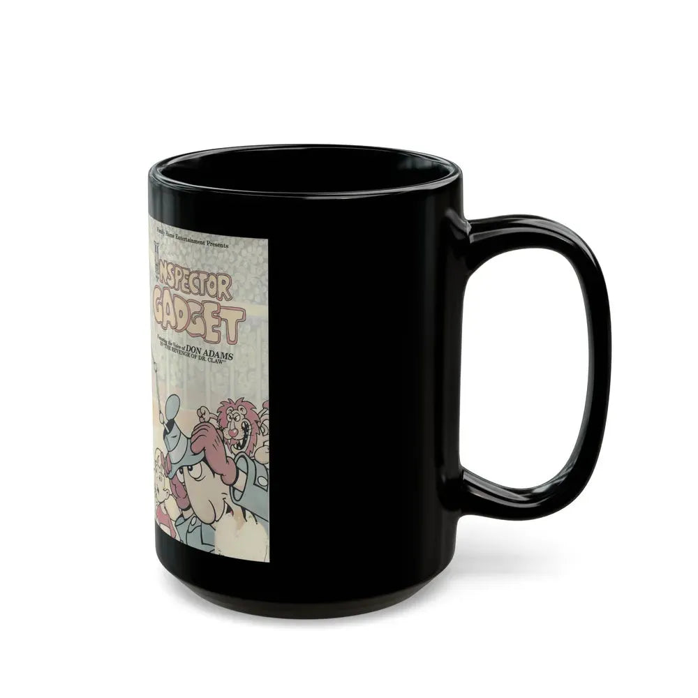 INSPECTOR GADGET THE REVENGE OF DR CLAW (VHS COVER) - Black Coffee Mug - Go Mug Yourself